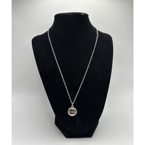 Lovita & Co. Silver Color Long Chain DREAM Charm Necklace